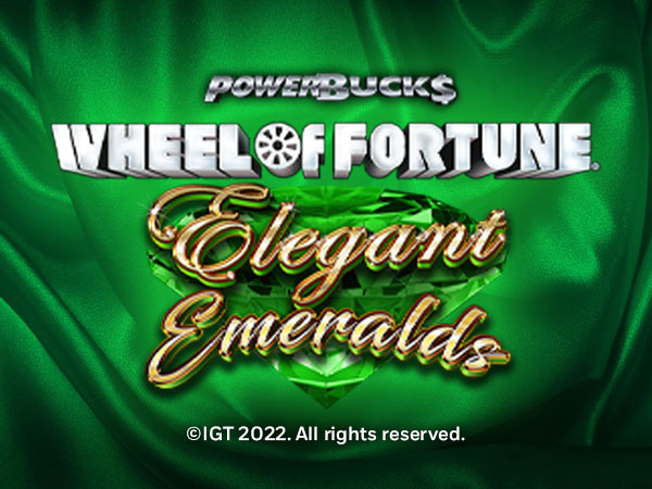 Powerbucks Wheel of Fortune Elegant Emeralds