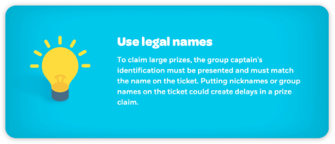 Use legal names